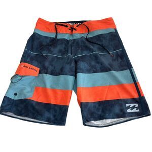 Billabong Recycler Platinum X Board Shorts Men's Size 29 Blue Surf Swim Trunks